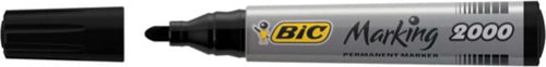Marcatori permanente Marking a base d'alcool - punta tonda 1 70mm - nero - Bic - conf. 12 pezzi Cancelleria e prodotti per ufficio/Penne matite scrittura e correzione/Marcatori ed evidenziatori/Pennarelli indelebili e marcatori Eurocartuccia - Pavullo, Commerciovirtuoso.it