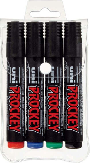 Marcatori Uni Prockey M126 - punta a scalpello 1 00 - 5 70 mm - colori assortiti - Uni Mitsubishi - astuccio 4 pezzi Cancelleria e prodotti per ufficio/Penne matite scrittura e correzione/Marcatori ed evidenziatori/Pennarelli indelebili e marcatori Eurocartuccia - Pavullo, Commerciovirtuoso.it