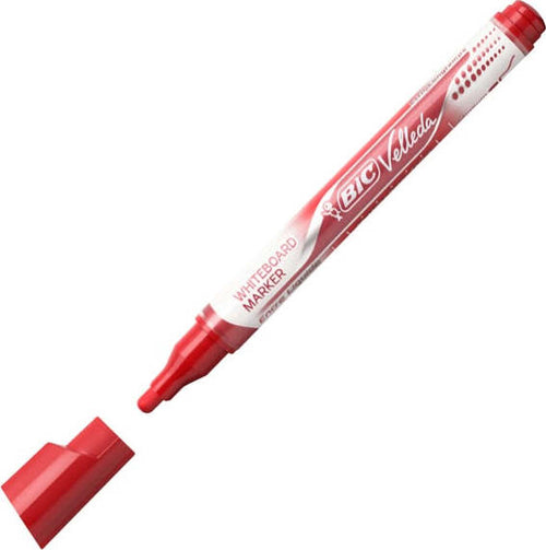 Marcatori Whiteboard Marker Velleda liquid Ink - punta tonda 2 2mm - rosso - Bic Cancelleria e prodotti per ufficio/Penne matite scrittura e correzione/Marcatori ed evidenziatori/Marcatori cancellabili a secco e liquidi Eurocartuccia - Pavullo, Commerciovirtuoso.it