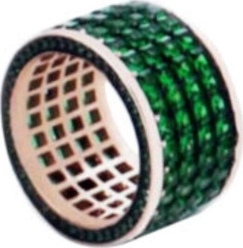 Marcello-Pane---Anello-Fascia-Dream-con-Zirconi-Verdi