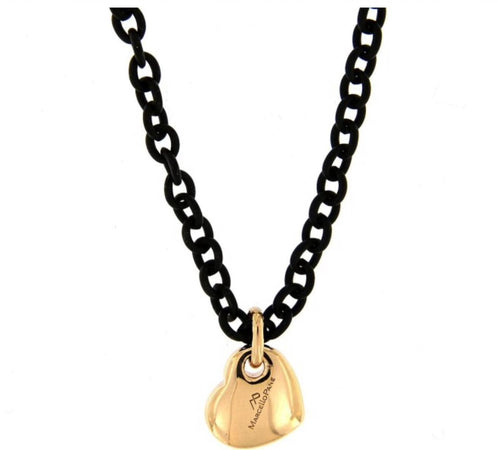 Marcello-Pane---Collana-catena-rubber-nera-e-ciondolo-cuorestorie