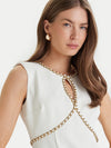 MAYE SL CHAIN MIDI DRESS