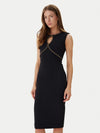 MAYE SL CHAIN MIDI DRESS