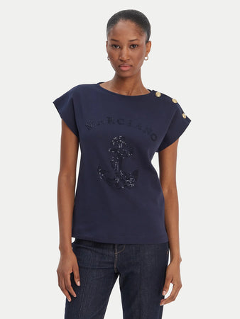 LYRIS SEQUINS T-SHIRT
