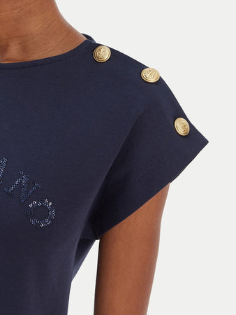 LYRIS SEQUINS T-SHIRT