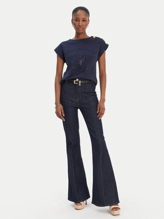 LYRIS SEQUINS T-SHIRT