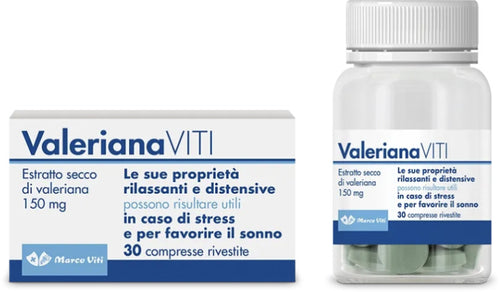 Marco Viti valeriana contro lo stress e l'insonnia 30 compresse rivestite