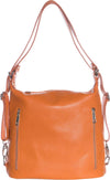 Marie---Borsa-da-Donna-Arancione-In-Vera-Pelle