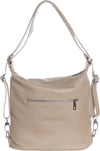 Marie---Borsa-da-Donna-Beige-In-Vera-Pelle