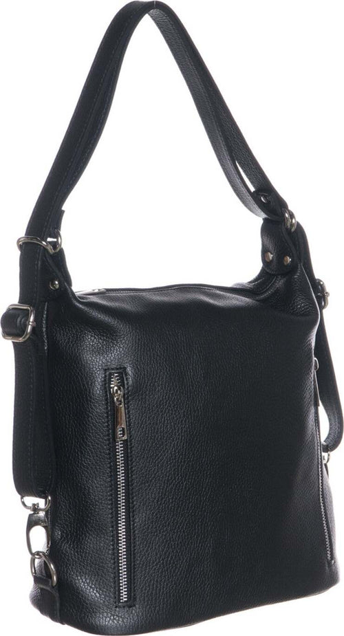 Marie---Borsa-da-Donna-Nera-In-Vera-Pelle