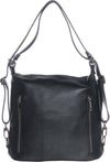 Marie---Borsa-da-Donna-Nera-In-Vera-Pelle