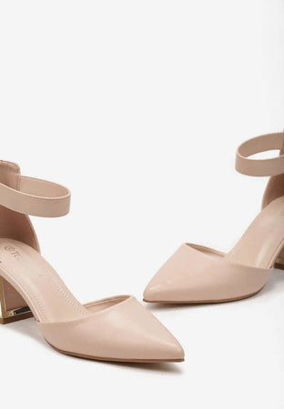 Marika - Dècolletè con tacco quadrato cromo fashion donna