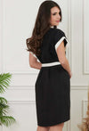 MARINA-ABAGNALE-|-Abito-chemisier-con-bottoni