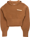 MARINE-SERRE-Half-cardigan-knit-sailor-sweater-in-camel-da-donna