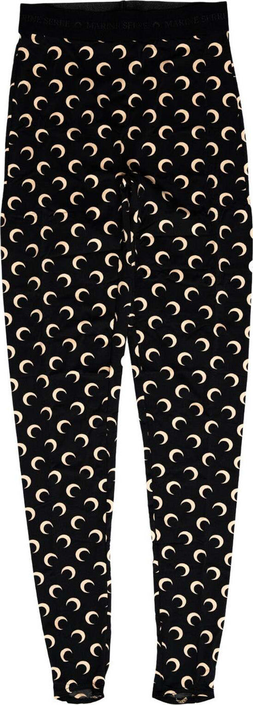 MARINE-SERRE-Leggings-Fuseaux-Moon-in-jersey-rigenerato-da-donna