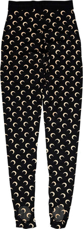 MARINE-SERRE-Leggings-Fuseaux-Moon-in-jersey-rigenerato-da-donna