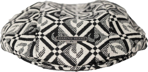 MARINE-SERRE-Moon-Diamant-Tailored-Beret-da-donna