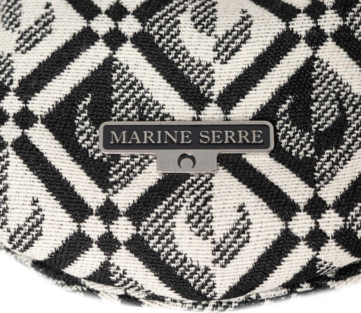 MARINE-SERRE-Moon-Diamant-Tailored-Beret-da-donna