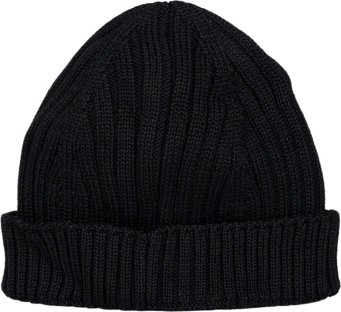 MARINE-SERRE-Moon-Logo-knit-beanie-in-black-da-donna