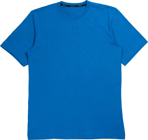 MARINE-SERRE-T-shirt-in-cotone-biologico-in-azzurro-da-uomo