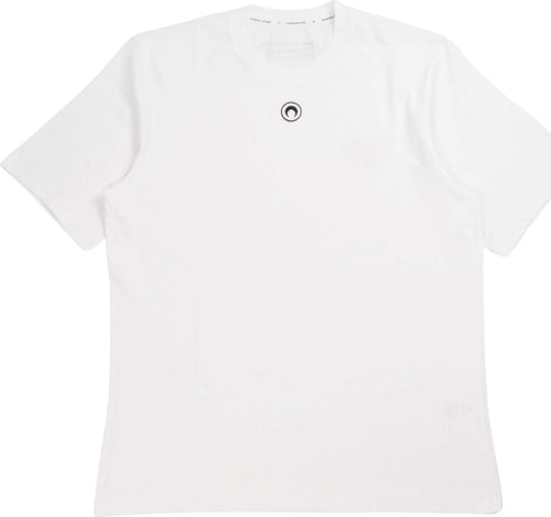 MARINE-SERRE-T-shirt-in-cotone-biologico-in-bianco-da-uomo