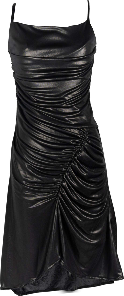 MARINE-SERRE-Vestito-plissettato-in-jersey-rigenerato-da-donna