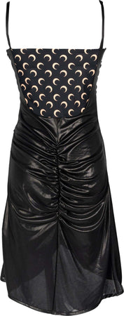 MARINE-SERRE-Vestito-plissettato-in-jersey-rigenerato-da-donna
