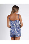 Admas Pigiama estivo da Donna in Raso Pigiama con Bretelle 55912 S32 - Passarelli Biancheria