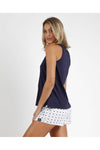 Disney Pigiama da donna Fabulous Minnie senza maniche corto 60537 S28 - Passarelli Biancheria