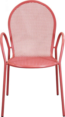 MARIS---poltrona-da-giardino-impilabile-in-ferro-Rosso-Corallo-Milani-Home