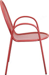 MARIS---poltrona-da-giardino-impilabile-in-ferro-Rosso-Corallo-Milani-Home