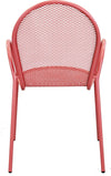MARIS---poltrona-da-giardino-impilabile-in-ferro-Rosso-Corallo-Milani-Home