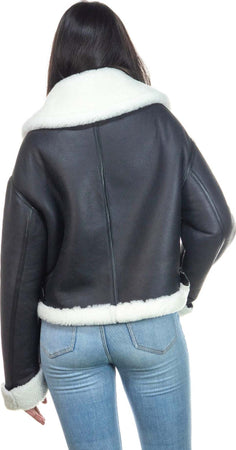 Marisol---Giacca-Donna-Nero-in-vero-montone-Shearling