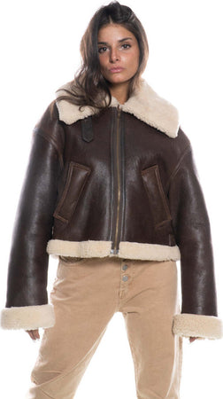 Marisol---Giacca-Donna-Testa-di-Moro-in-vero-montone-Shearling