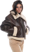 Marisol---Giacca-Donna-Testa-di-Moro-in-vero-montone-Shearling