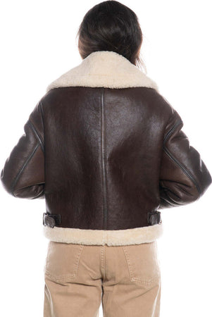 Marisol---Giacca-Donna-Testa-di-Moro-in-vero-montone-Shearling