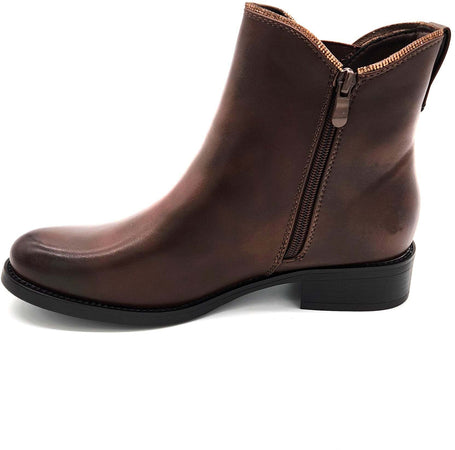 Marissa - Stivaletti in ecopelle donna tacco basso