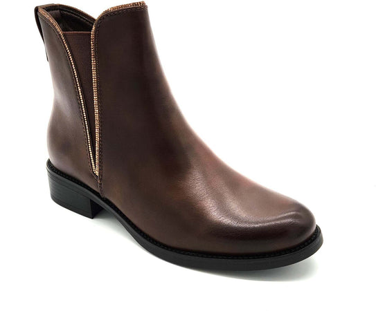 Marissa - Stivaletti in ecopelle donna tacco basso