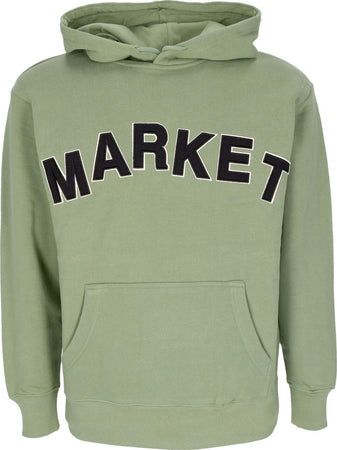 MARKET-Felpa-Cappuccio-Uomo-Community-Garden-Hoodie-Basil-da-uomo