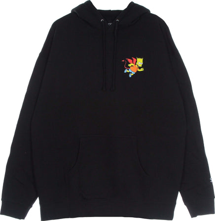 MARKET-Felpa-Cappuccio-Uomo-Devil-Arc-Hoodie-X-the-Simpsons-Black-da-uomo