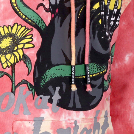 MARKET-Felpa-Cappuccio-Uomo-Look-At-the-Bright-Side-Hoodie-X-Smiley-Pink-Tie-Dye-da-uomo