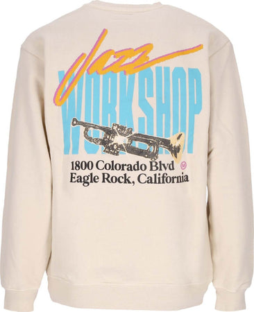 MARKET-Felpa-Girocollo-Uomo-Jazz-Night-Crewneck-Coconut-da-uomo