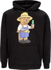MARKET-Felpa-Leggera-Cappuccio-Uomo-Botanical-Bear-Hoodie-Vintage-Black-da-uomo