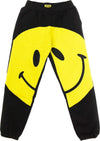 MARKET-Pantalone-Tuta-Felpato-Uomo-Big-Smiley-Sweatpants-Black/yellow-da-uomo