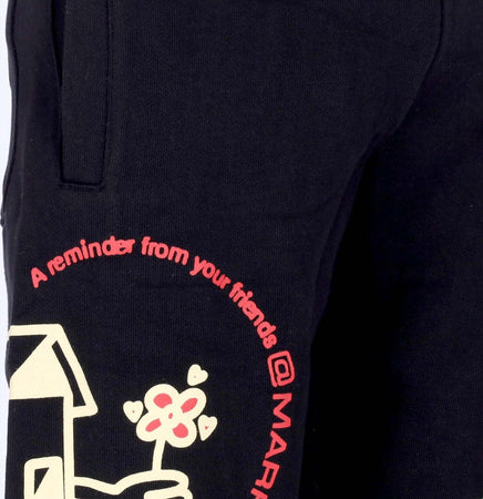 MARKET-Pantalone-Tuta-Felpato-Uomo-Peace-and-Power-Sweatpants-Black-da-uomo