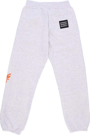 MARKET-Pantalone-Tuta-Leggero-Uomo-Memorabilia-Sweatpants-Ash-da-uomo