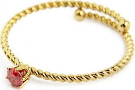 Marlù---Anello-con-cristallo-arancione-pvd-oro