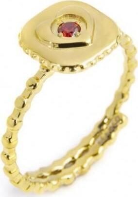 Marlù---ANELLO-CON-ELEMENTO-QUADRATO-CON-CUORE-CRISTALLO-ROSSO-PVD-ORO