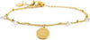 Marlù---BRACCIALE-CATENA-CON-CRISTALLI-E-SFERE-PENDENTE-INFINITO-CRISTALLI-BIANCHI-PVD-ORO