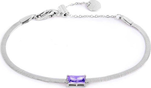 Marlù---Bracciale-catena-snake-con-zircone-baguette